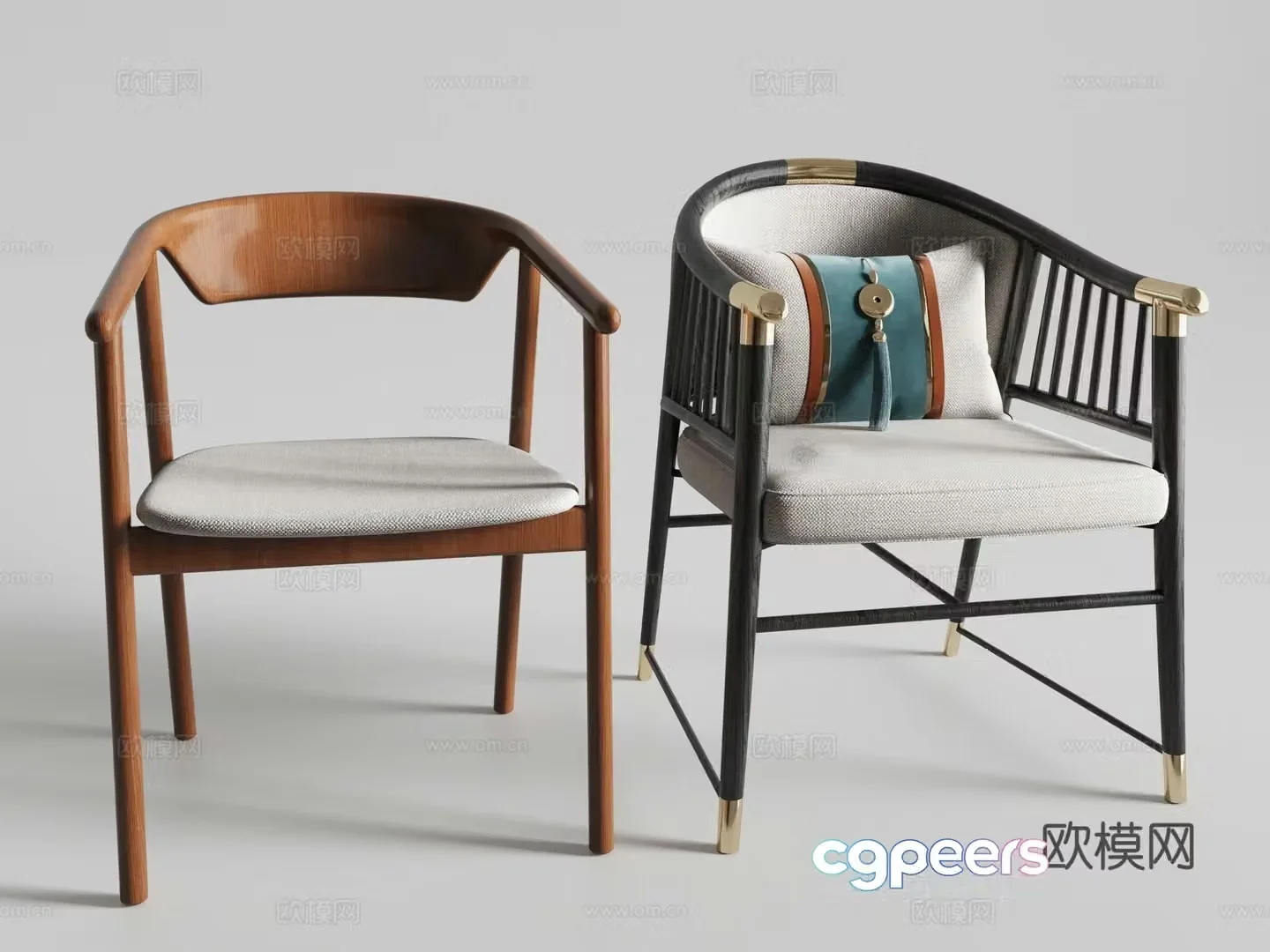New Chinese chair 3d model