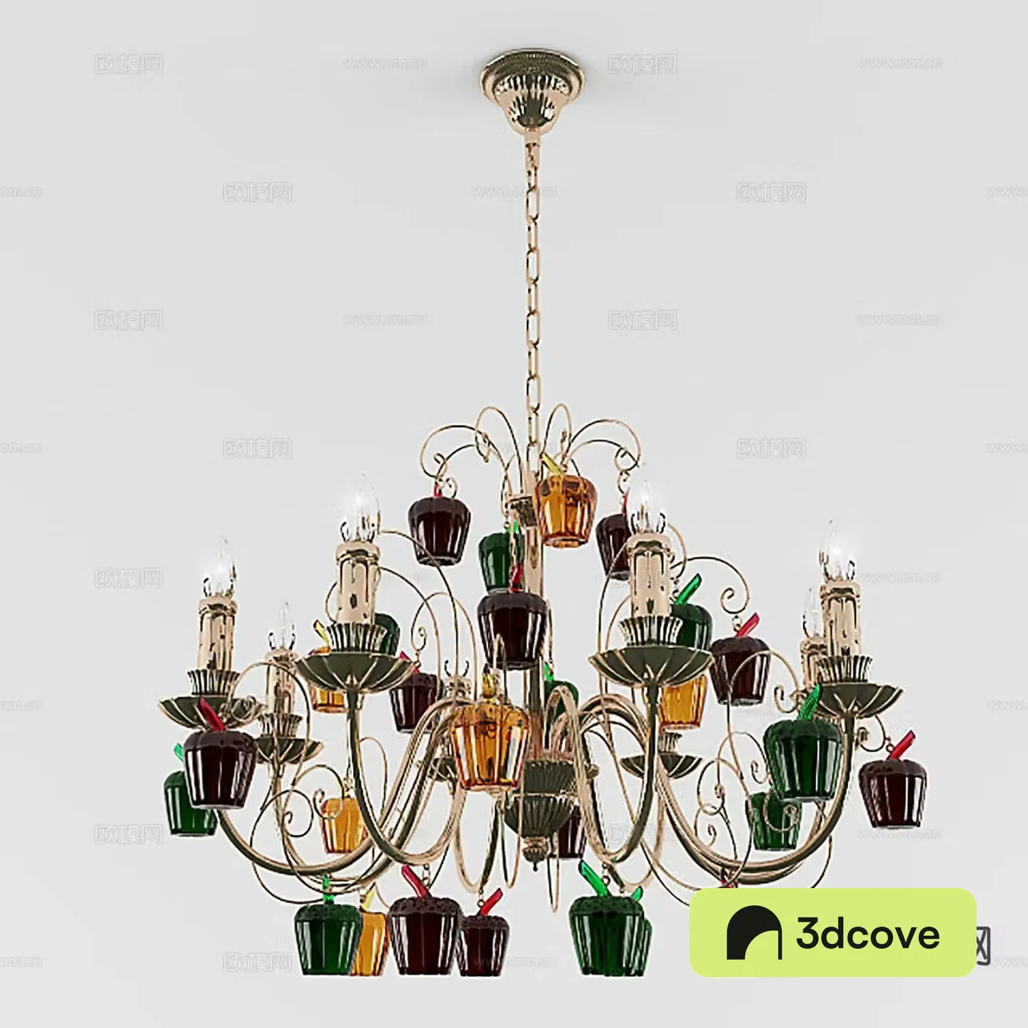 Simple European chandelier hall chandelier