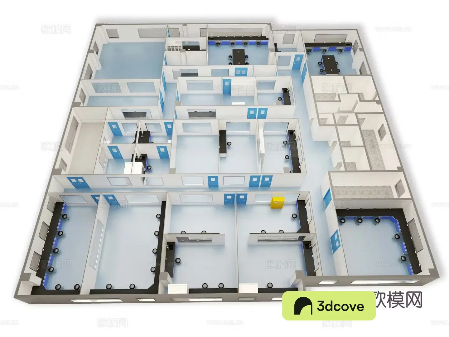 Laboratory bird’s eye view planning
