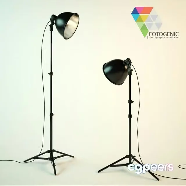3ds Max Free – Studio lamp FOTOGENIC