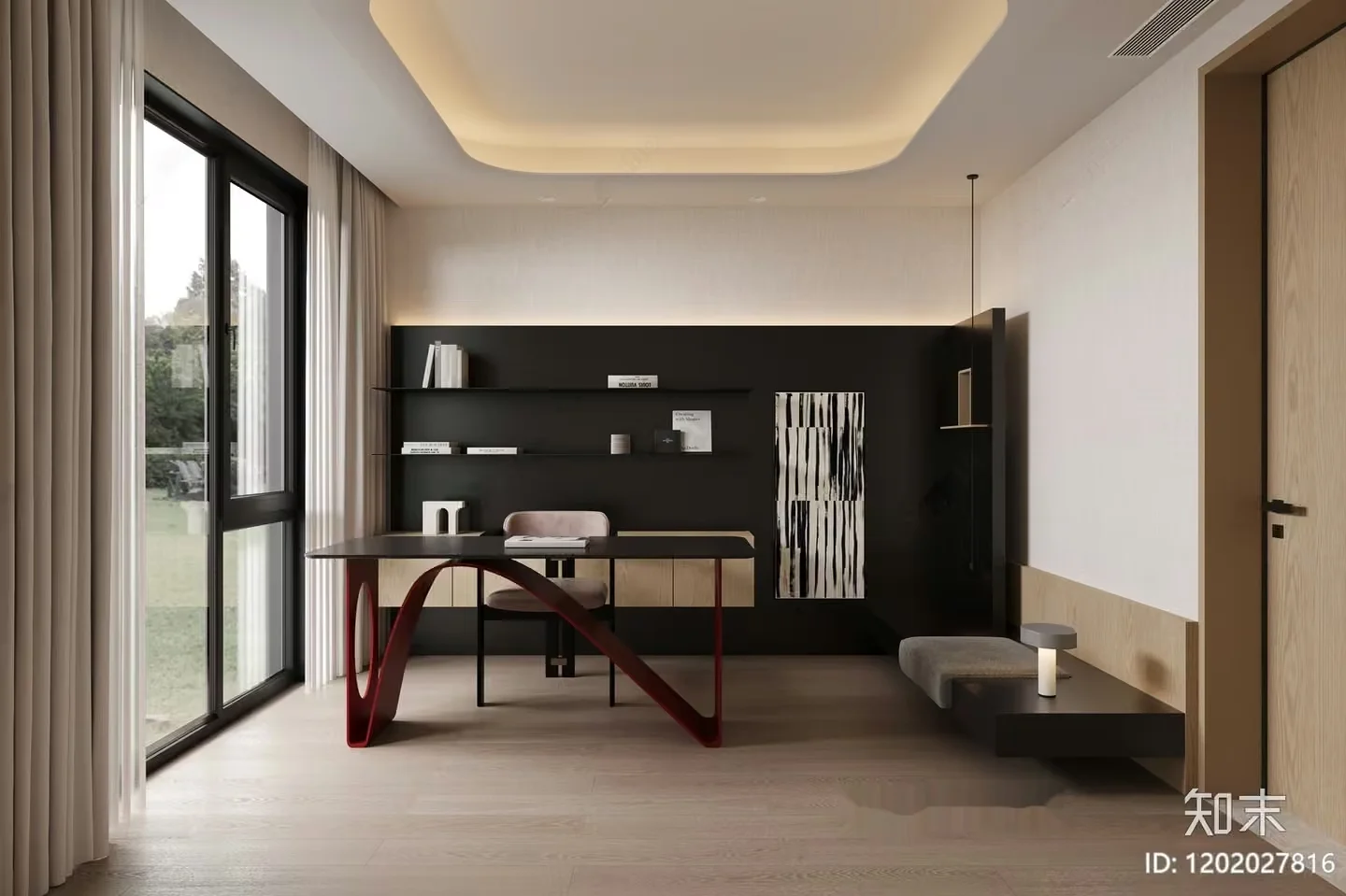 Modern Office Space 3D Model – 15040 – CORONA Render