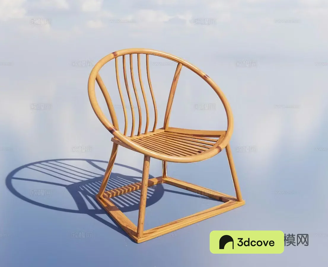 New Chinese style chair single chair dining chair