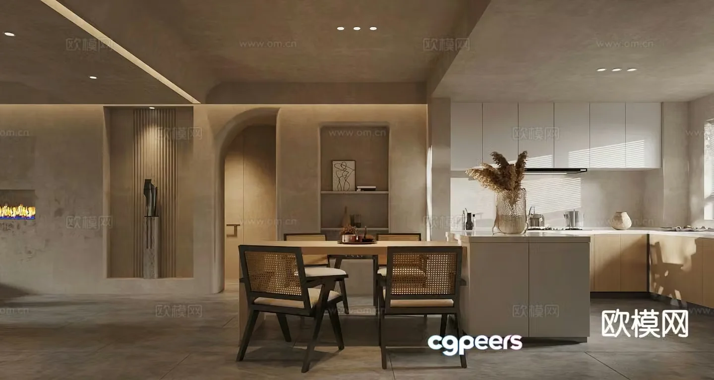 Wabi Sabi Restaurant Nakajima Restaurant 3D model