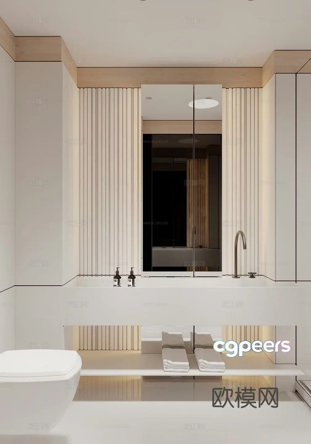 Modern bathroom 3d model
