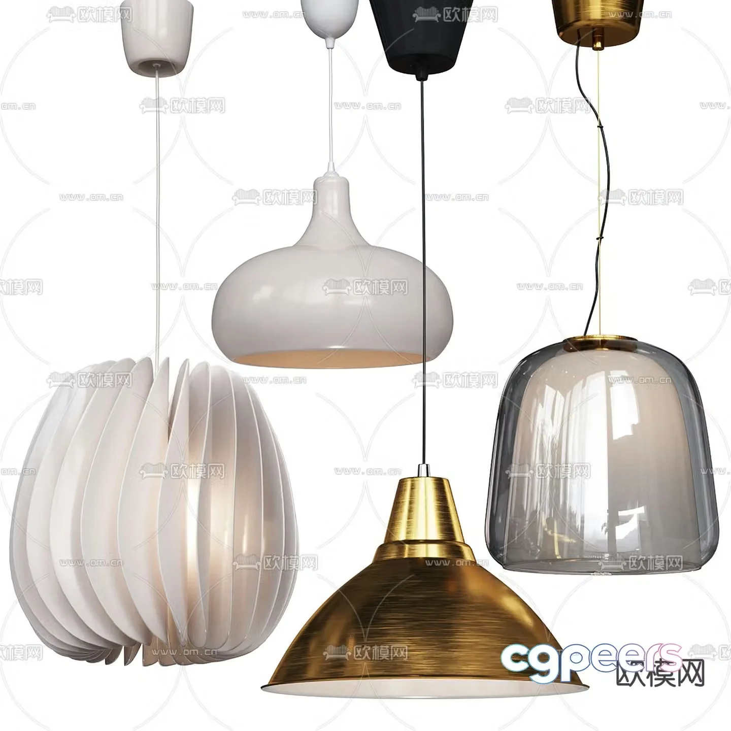 FLOS small chandelier 3d model