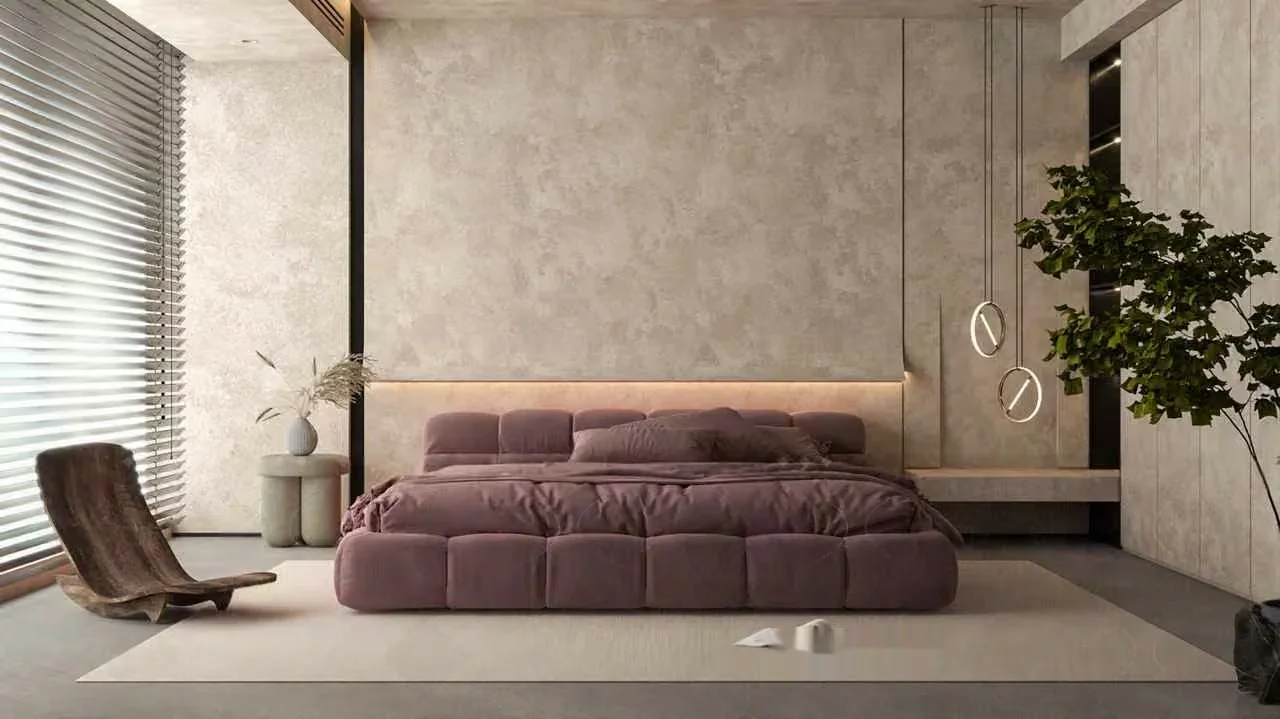 Cozy Modern Bedroom 3D Model – 19500 – VRAY Render