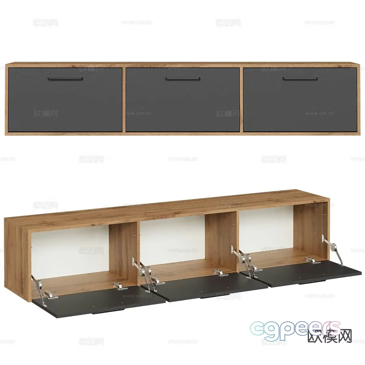 Nordic TV cabinet 3d model