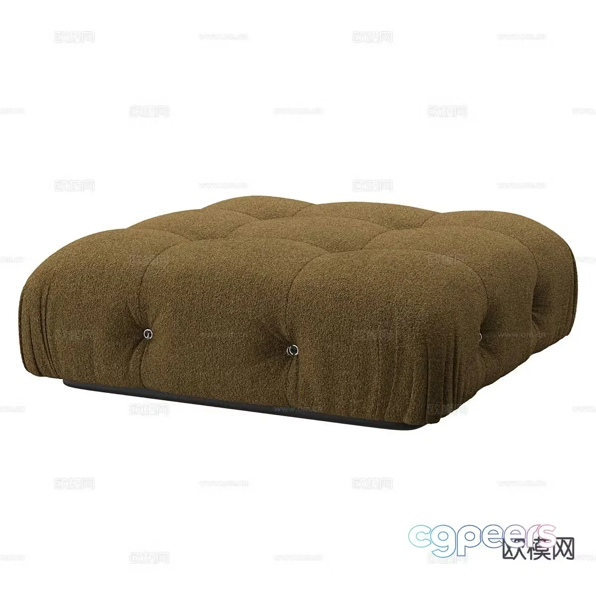 Nordic sofa stool 3d model