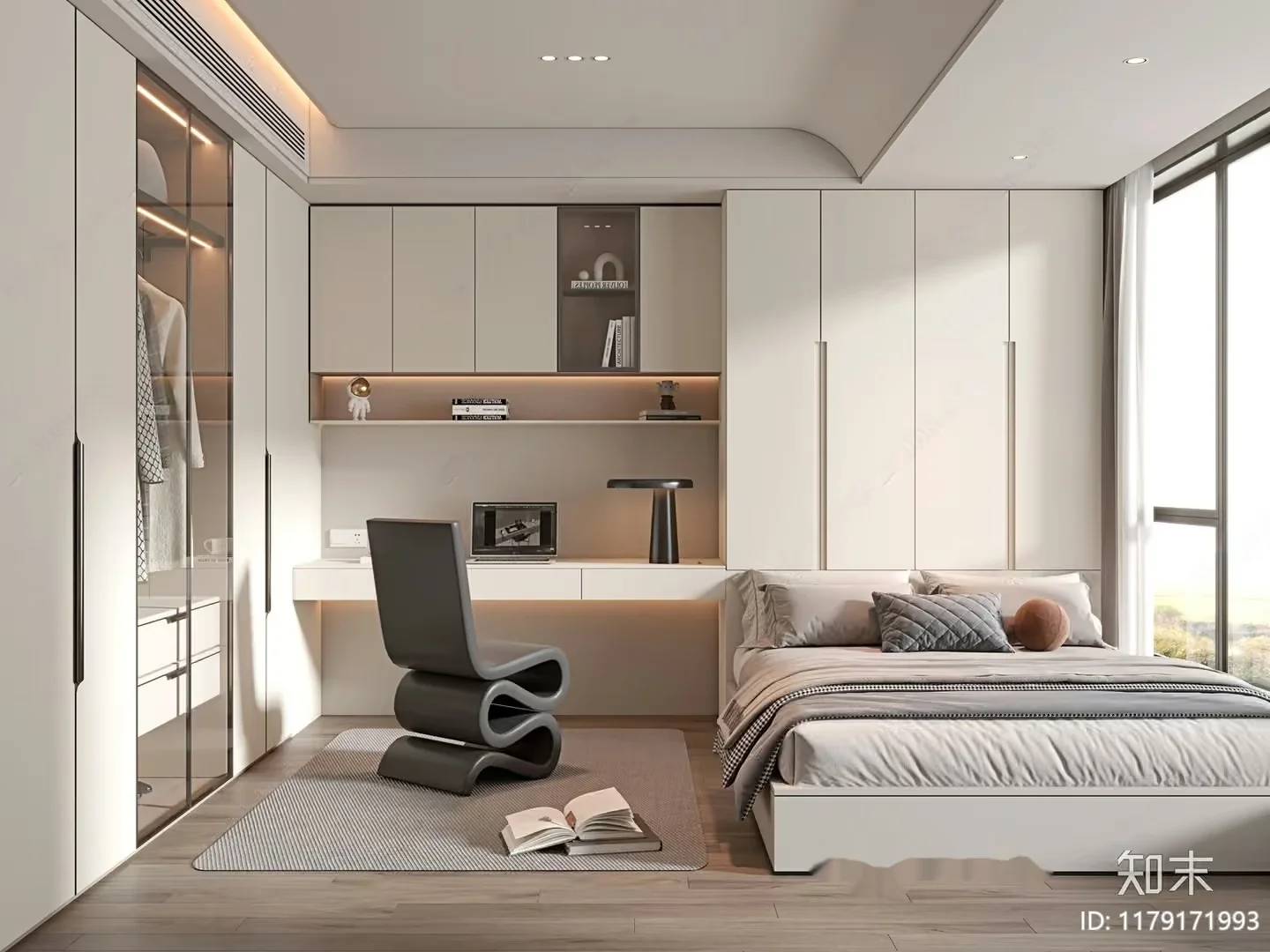 Cozy Bedroom 3D Model – 21827 – VRAY Render