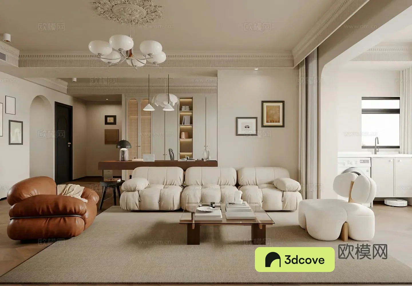 French living and dining room combination sofa leisure chair creamy living room medieval living room sweeper
