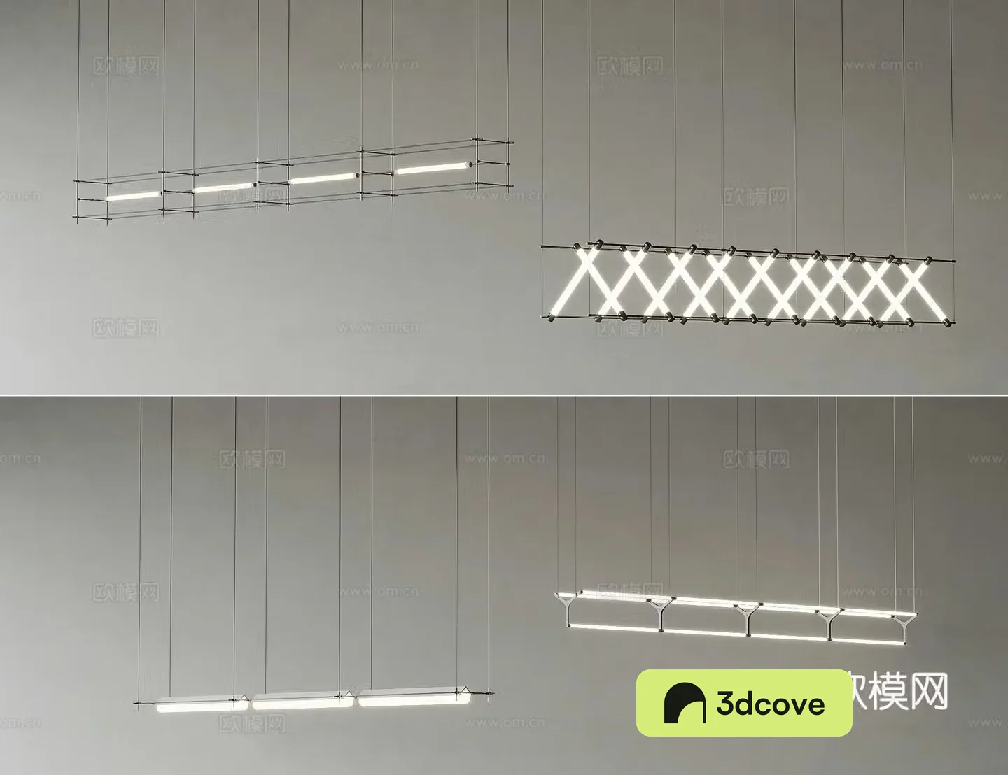 Modern decorative chandeliers stool lights long chandeliers
