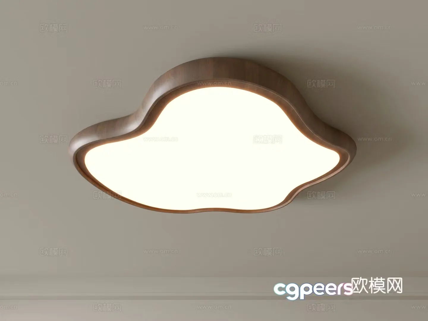 Modern ceiling lamp Geometric ceiling lamp Bedroom lamp Artistic shaped lamp Fashion living room lamp 3D model