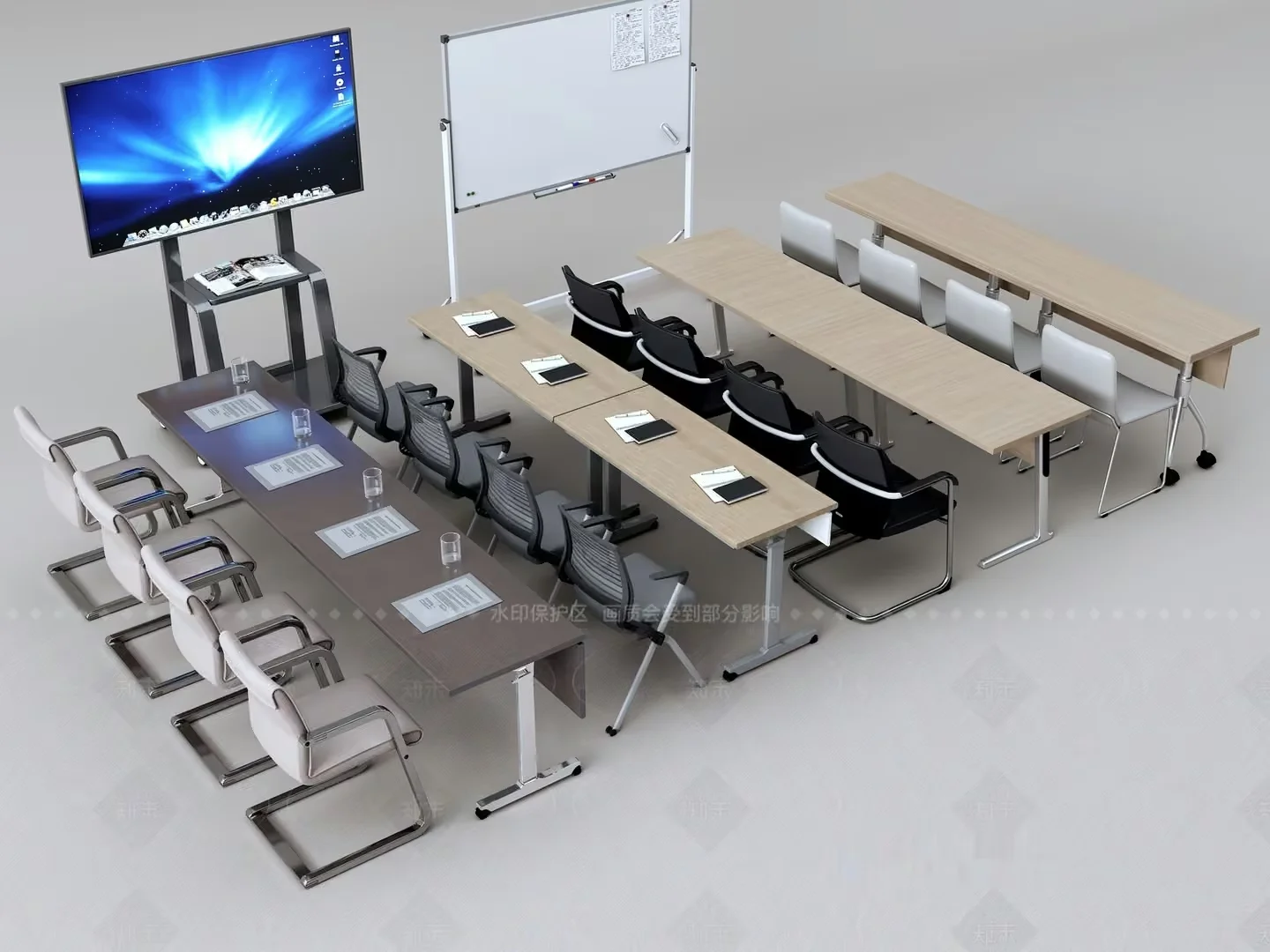 Modern Conference Room 3D Model – 11907 – VRAY Render