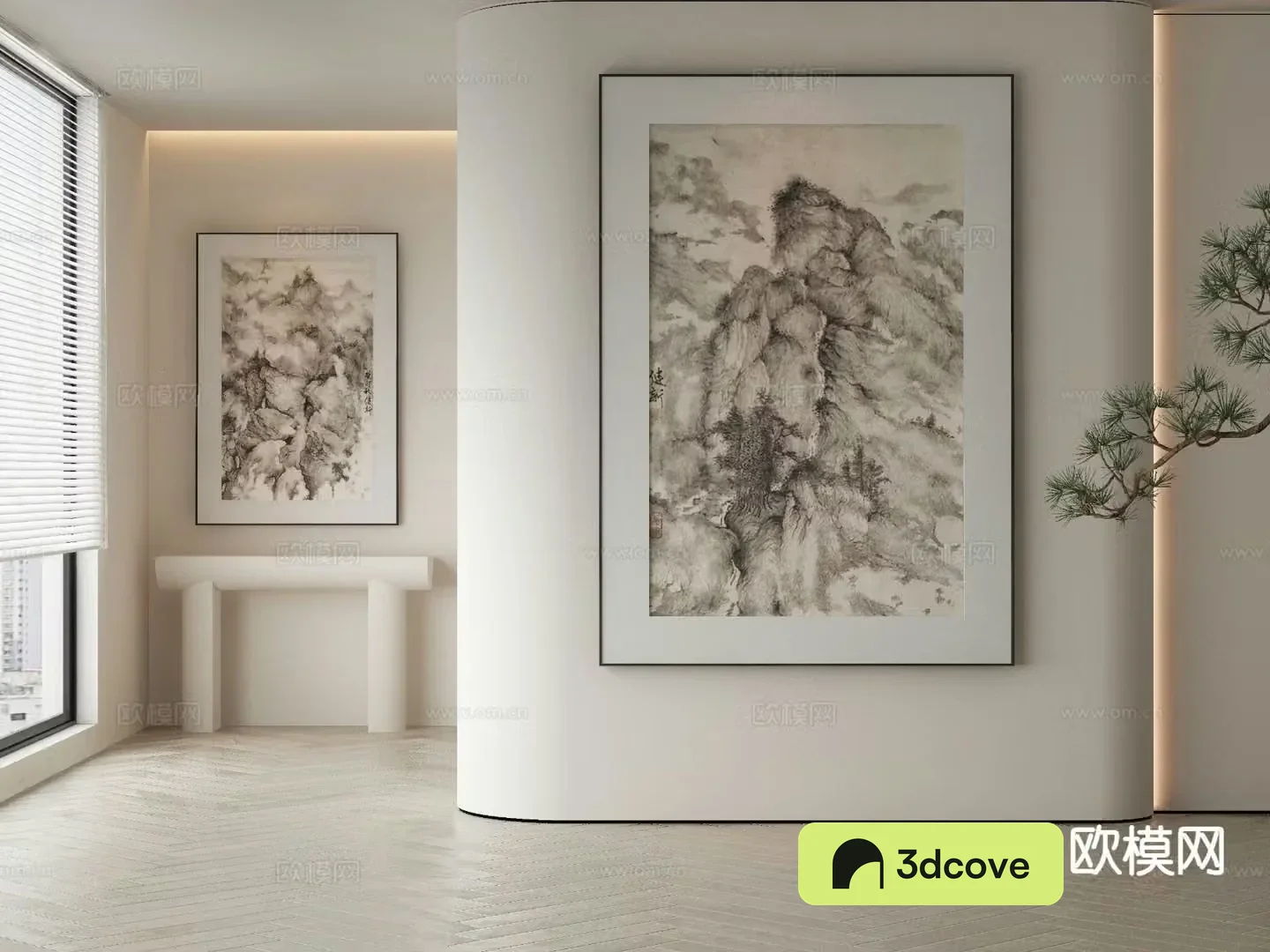 New Chinese style decorative painting ink painting