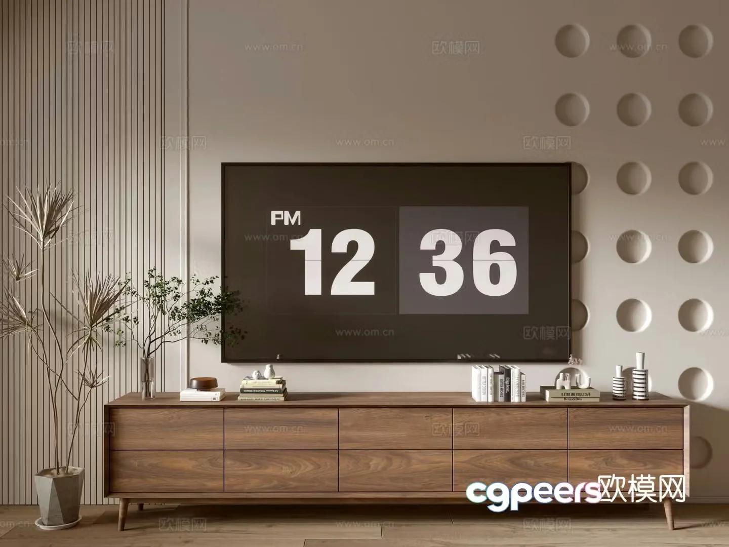 Modern TV cabinet 3d model