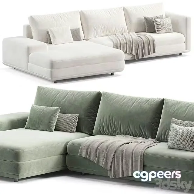 3ds Max Free – Miles Sectional Sofa