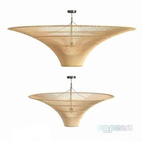 Gold Light Fixture 3D Model – 7645 – CORONA Render