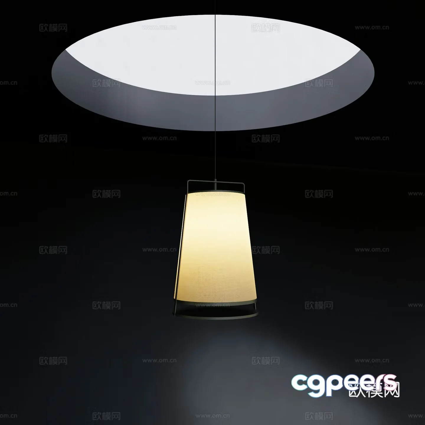 New Chinese style chandelier restaurant chandelier 3d model