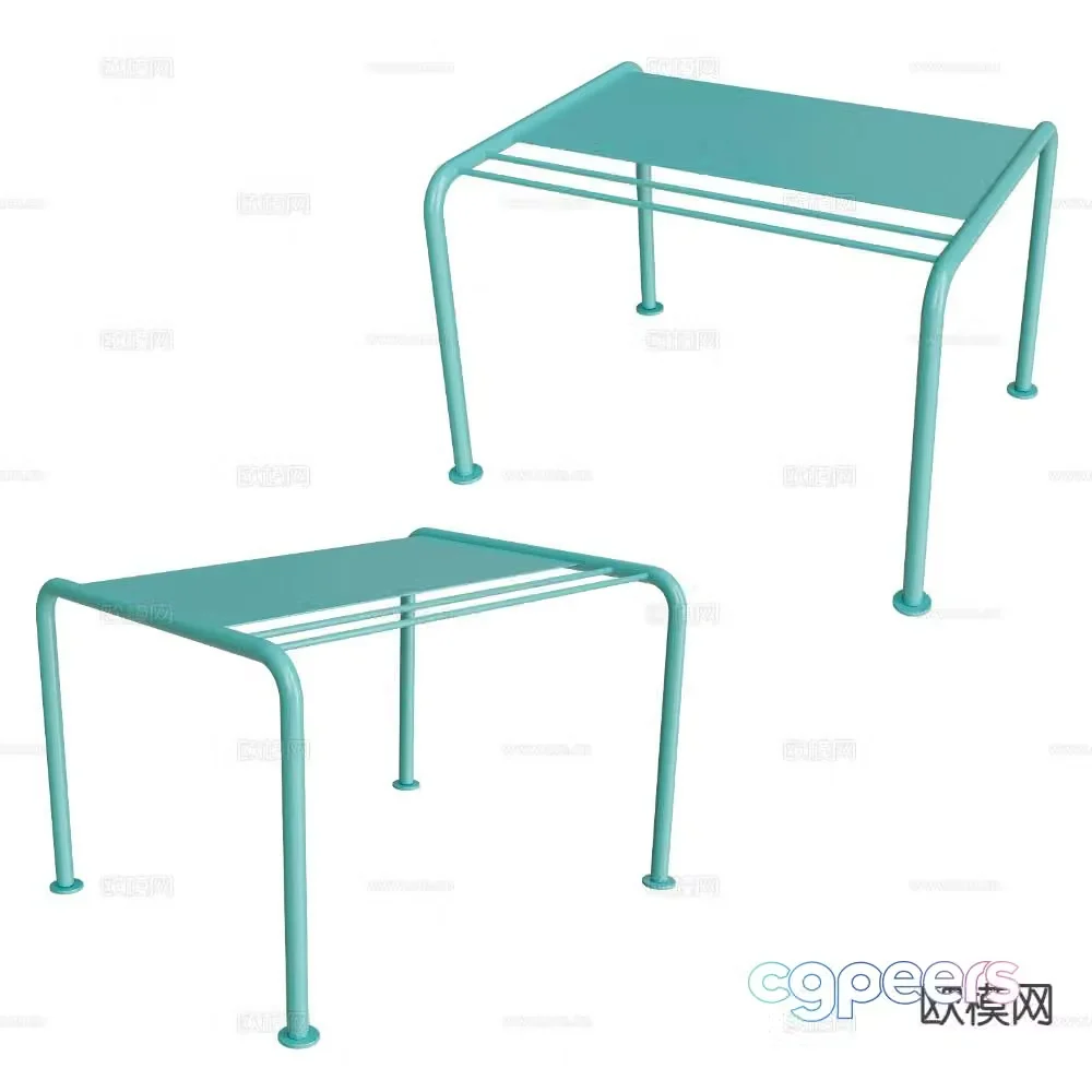 Castil stool leisure stool 3d model