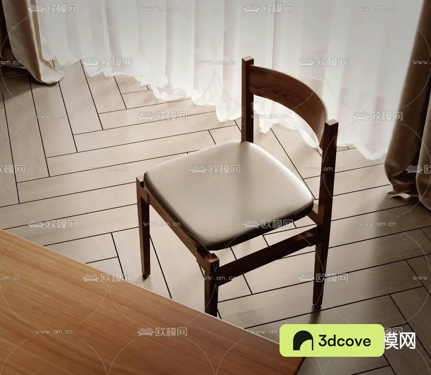 Wabi-sabi style leisure chair