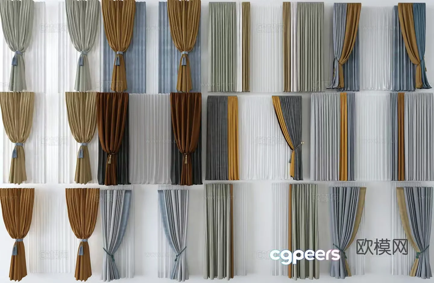 Curtain 3d model