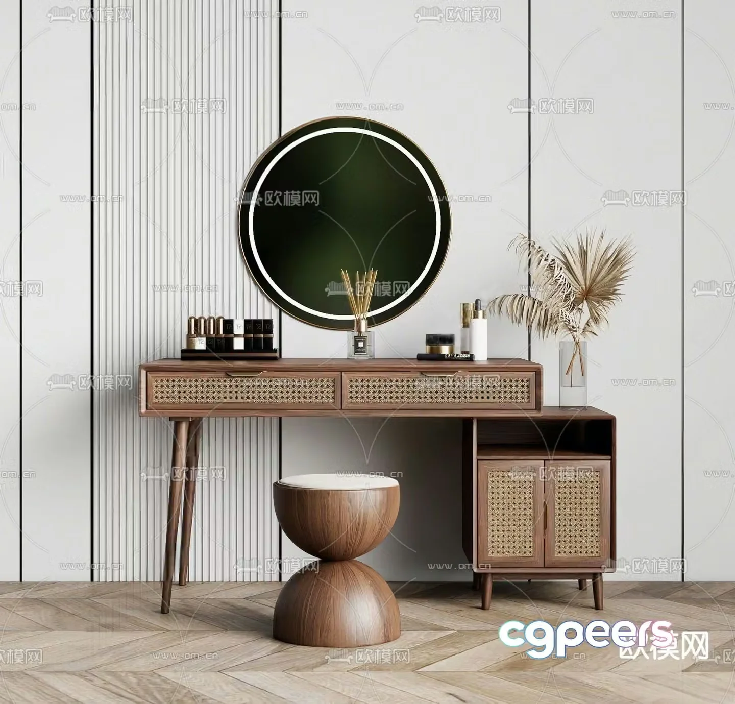 Wasabi dressing table 3d model
