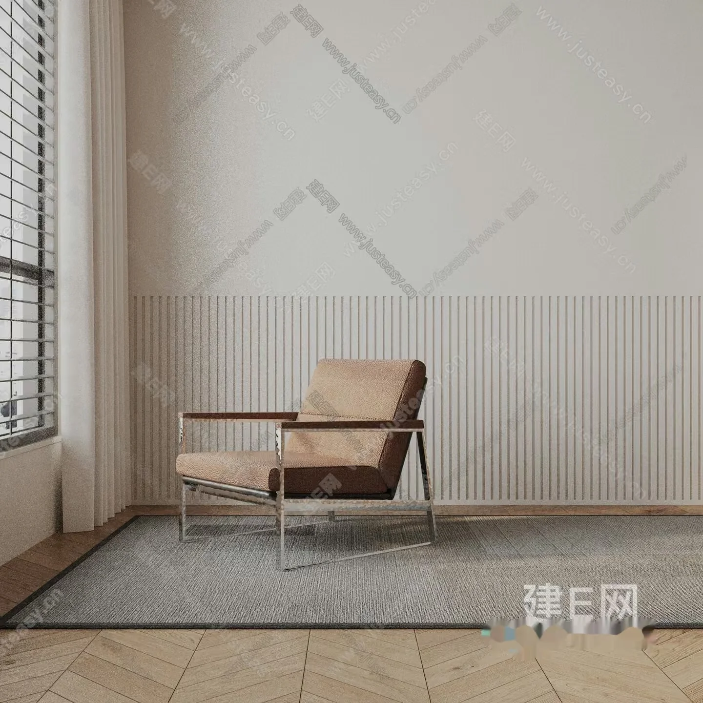 Modern Living Room 3D Model – 10356 – VRAY Render
