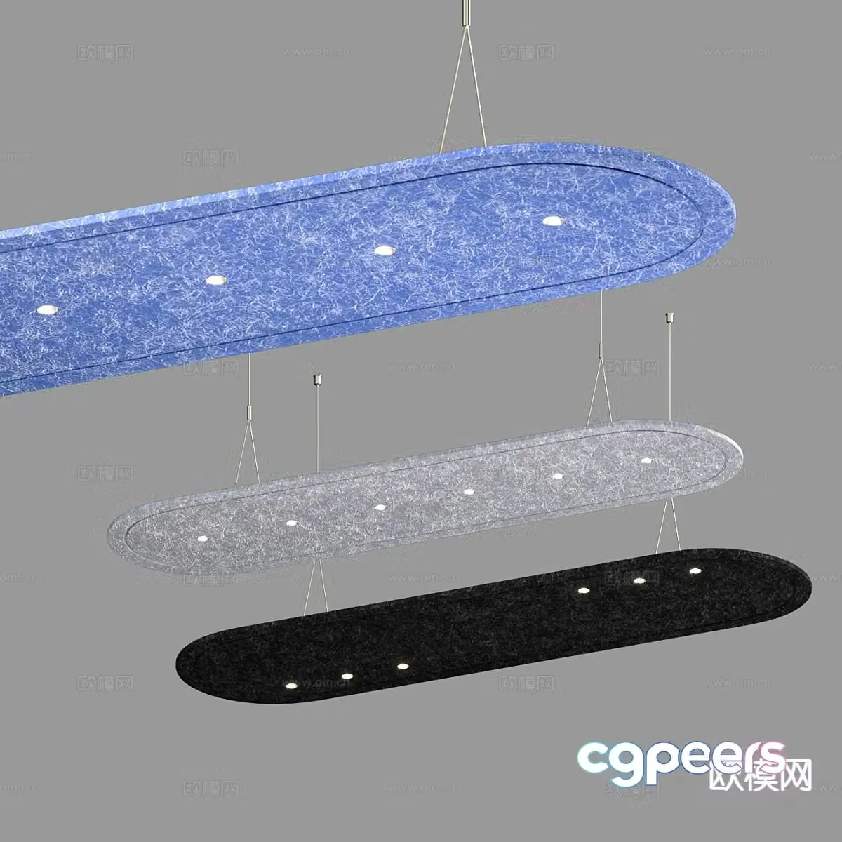 Nordic chandelier 3d model