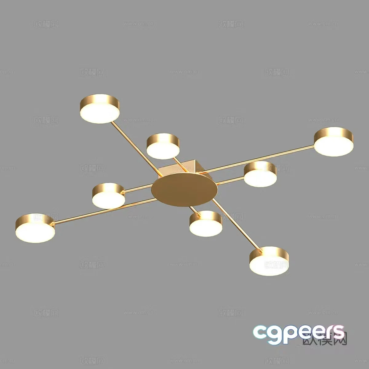 Modern simple and light luxury ceiling lamp Ceiling lamp Simple ceiling lamp Living room ceiling lamp 3D model