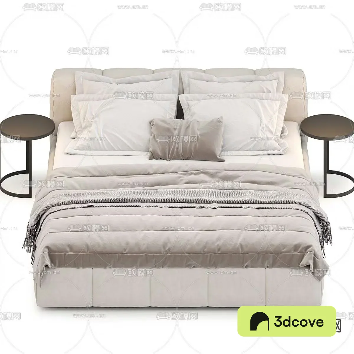 Modern double bed