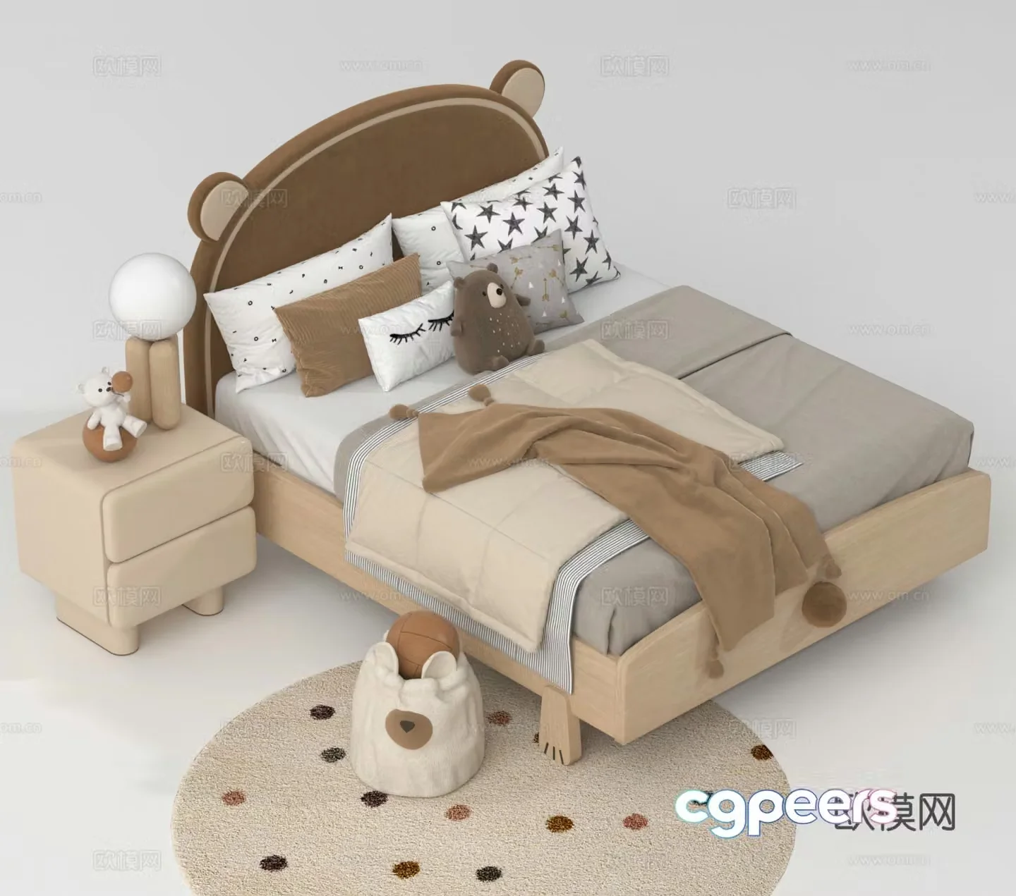 Children’s bed 3d model