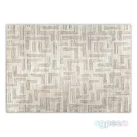 Modern Geometric Patterned Rug 3D Model – 19017 – CORONA Render