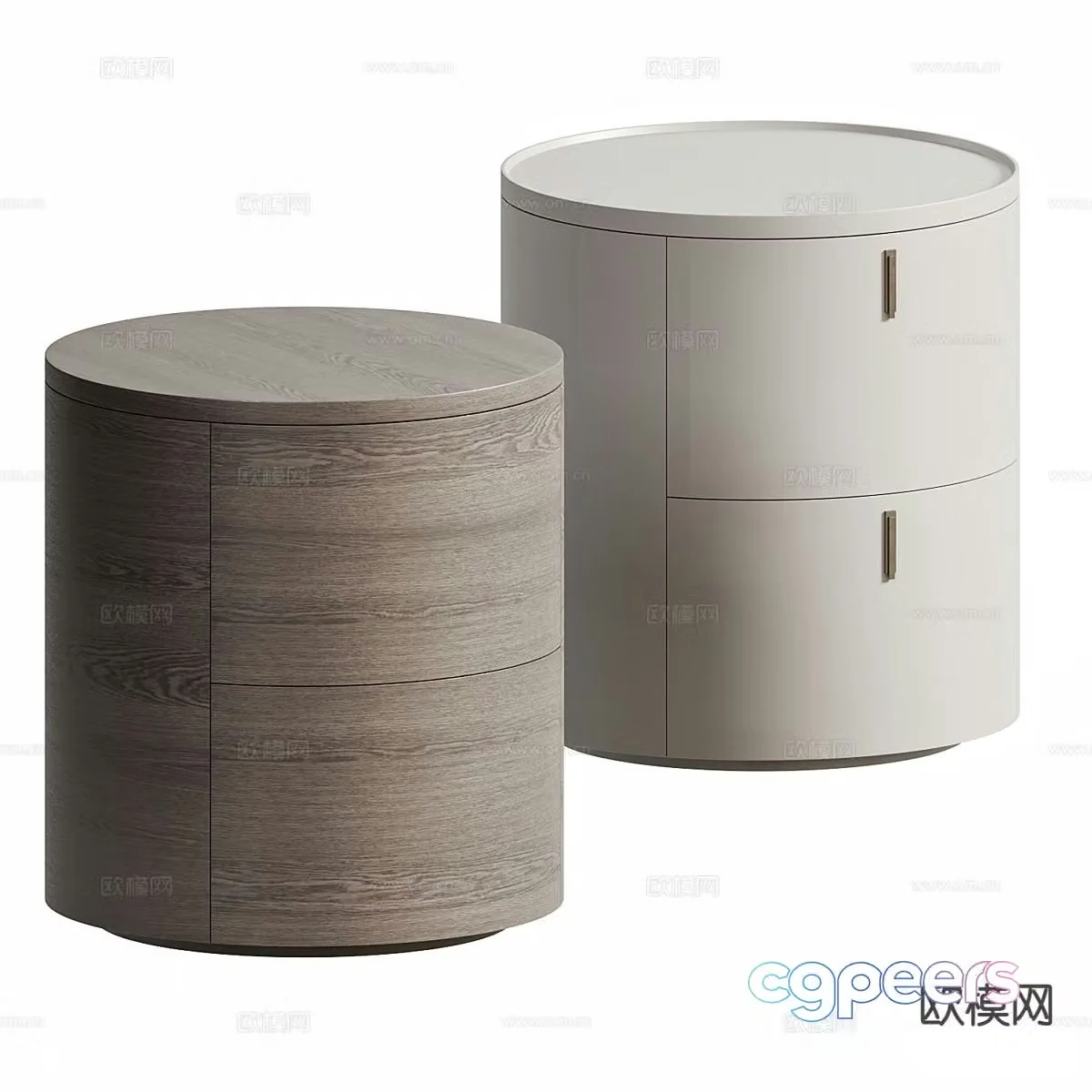 Koza Home Italian bedside table 3d model