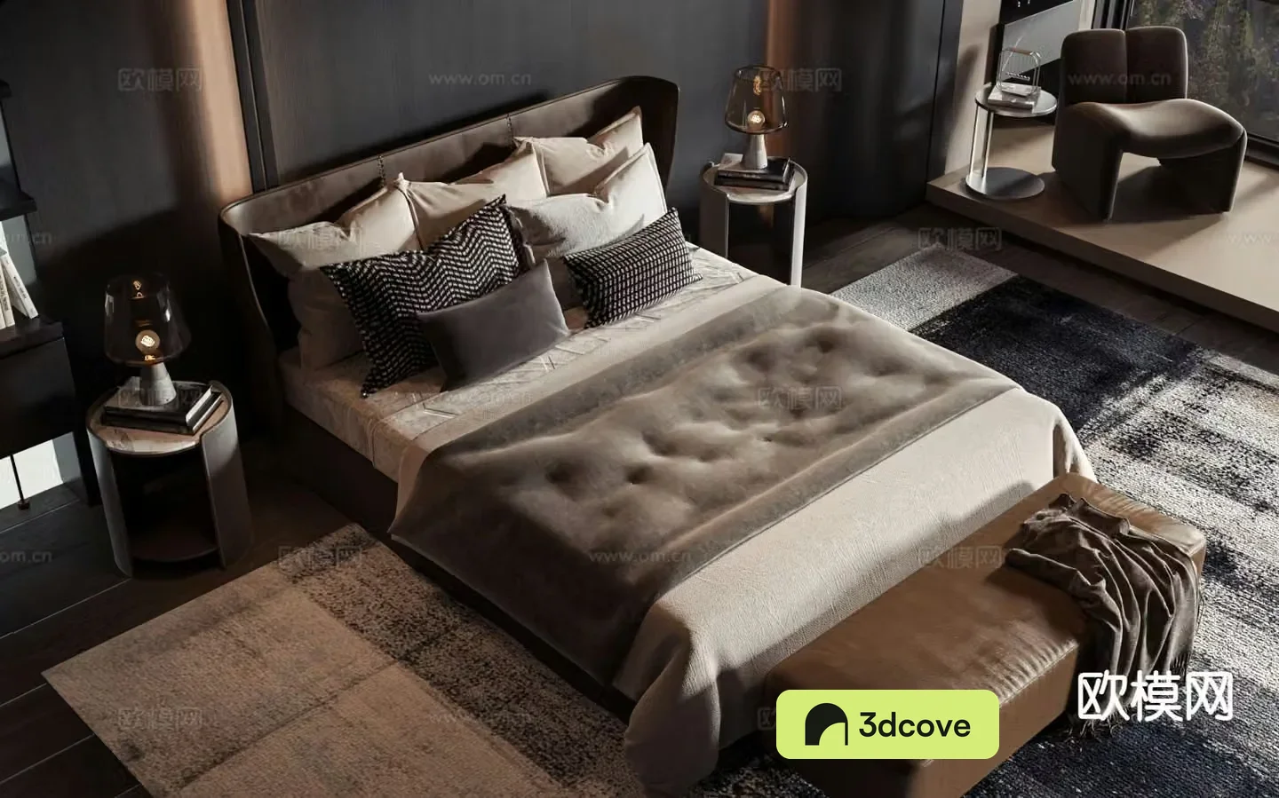 Italian double bed