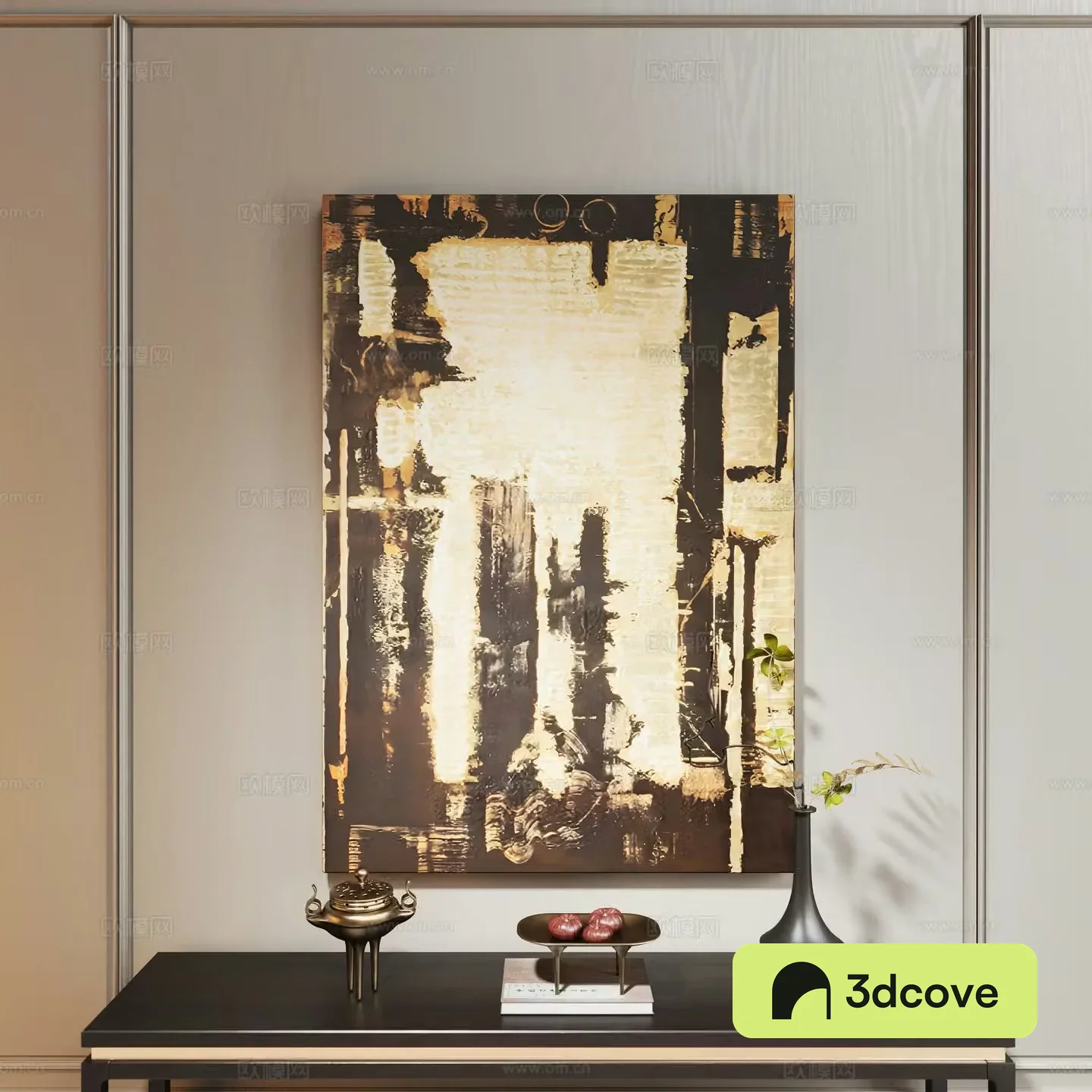 Modern art Italian hanging painting