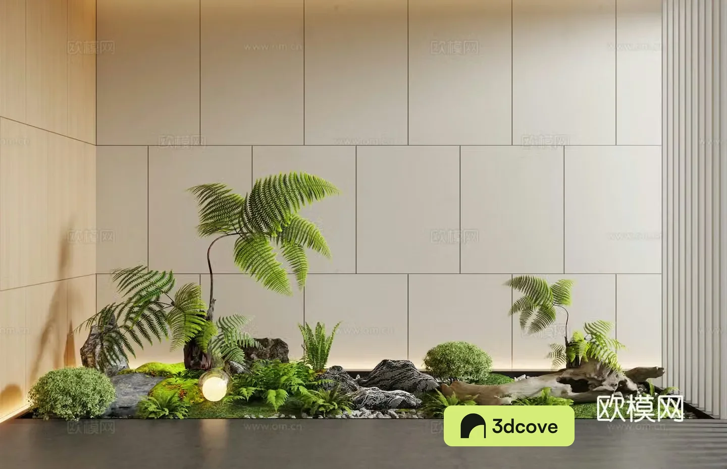 New Chinese-style interior landscape landscaping