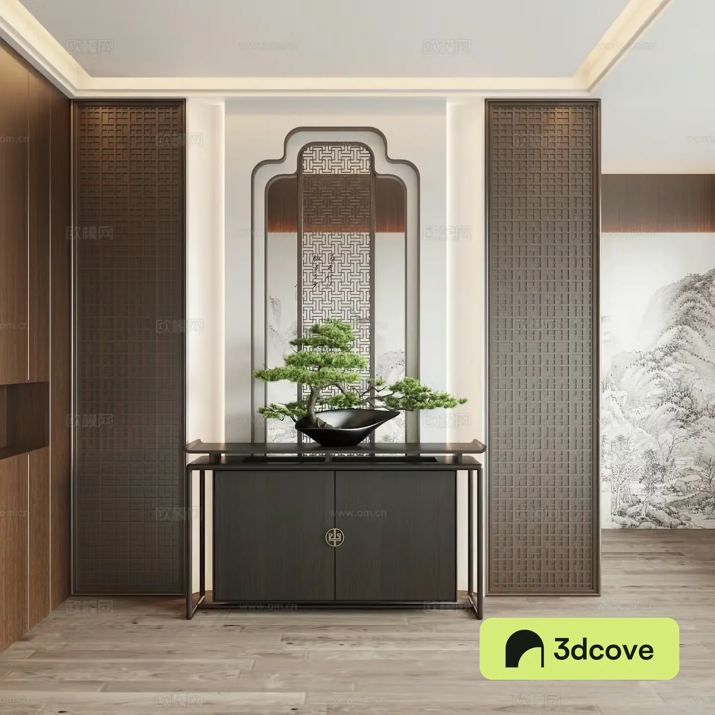 New Chinese style entrance