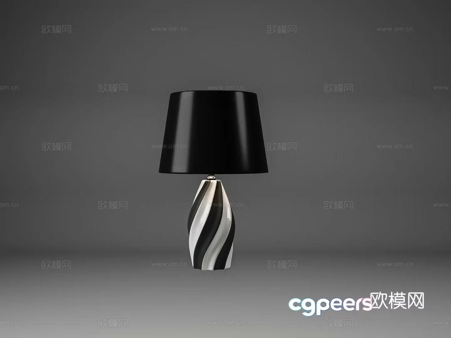 Modern desk lamp 3d model