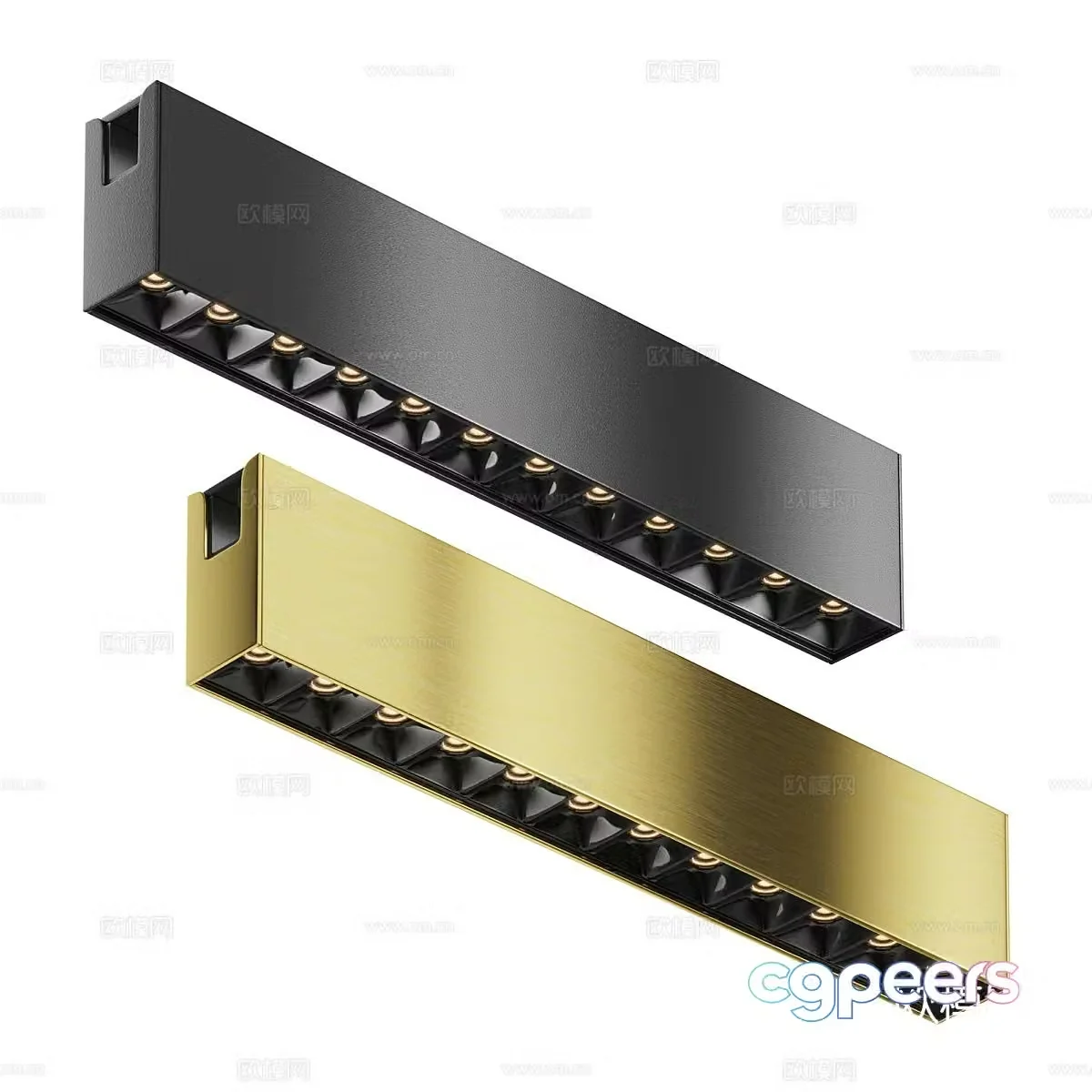 Surface mounted downlight magnetic light spotlight 3D model