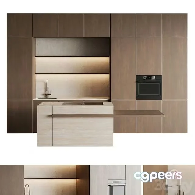 3ds Max Free – Kitchen Set 15