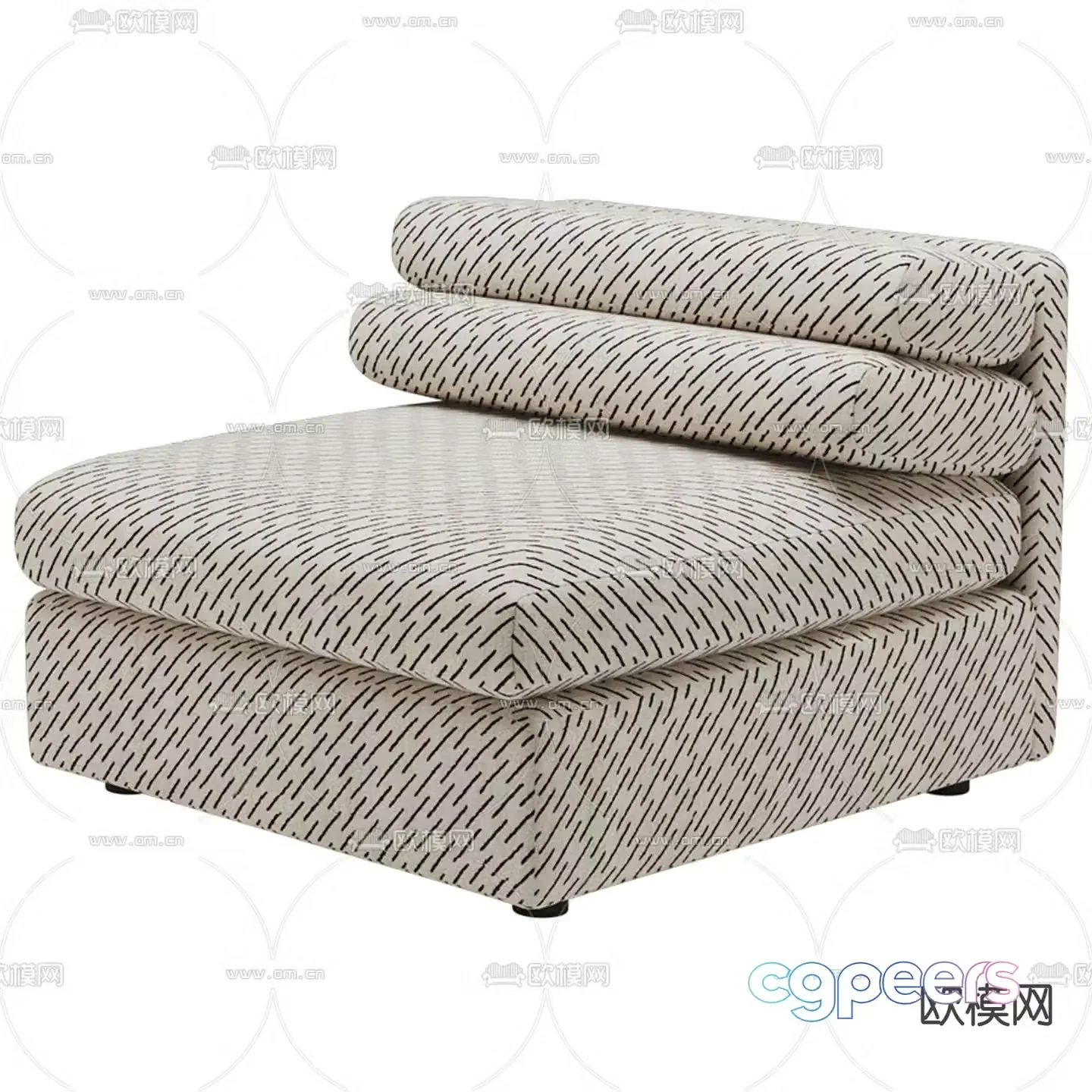 Leisure sofa 3d model
