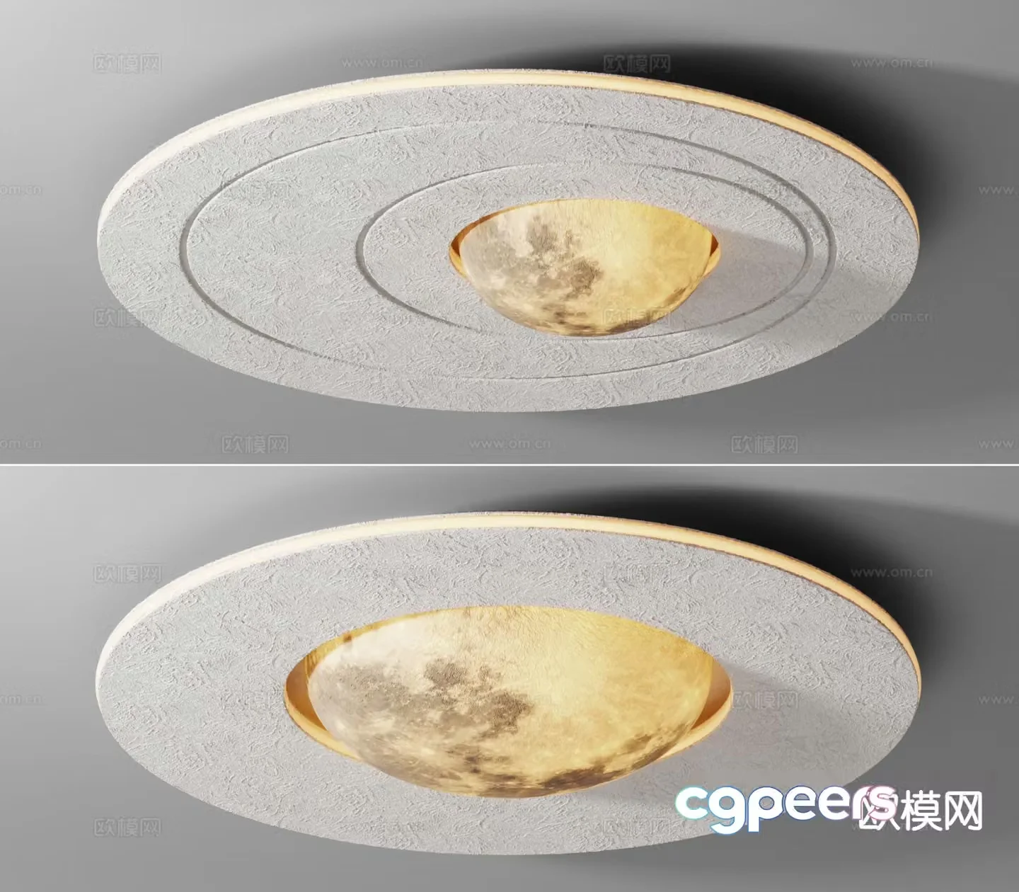 Wabi-sabi ceiling lamp living room ceiling lamp 3d model