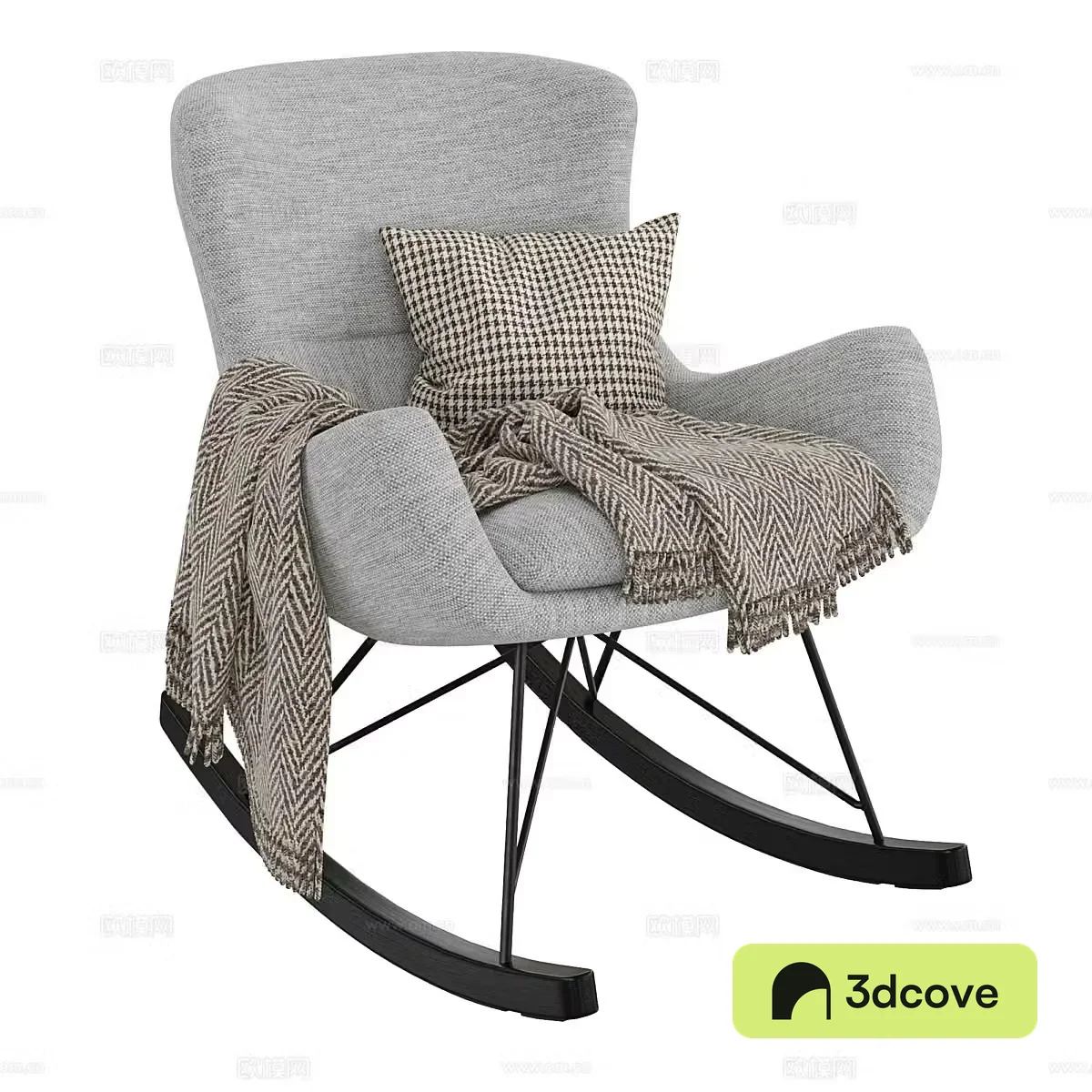 New Chinese style leisure chair rocking chair