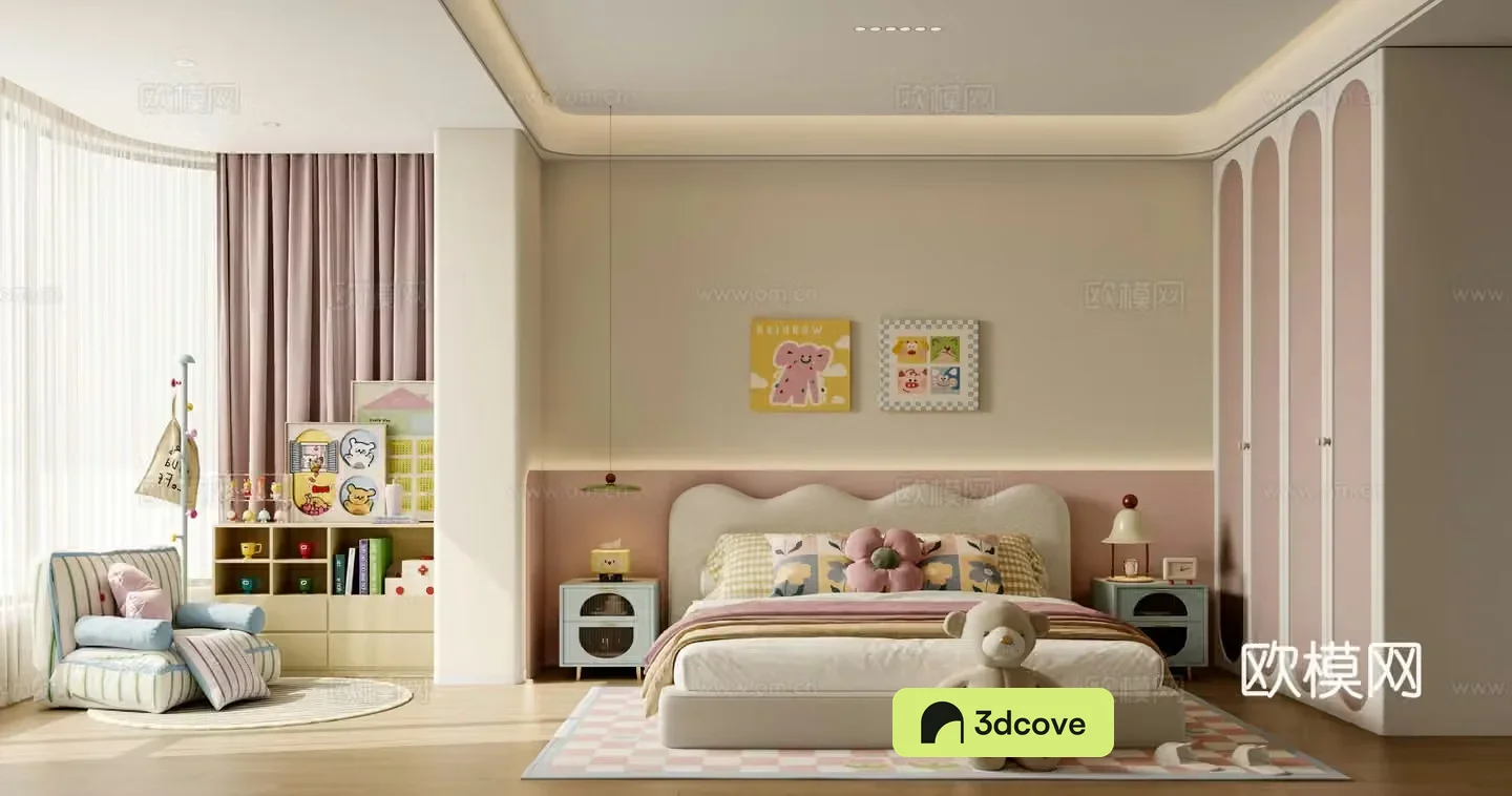 Modern children’s room Girl’s room Daughter’s room
