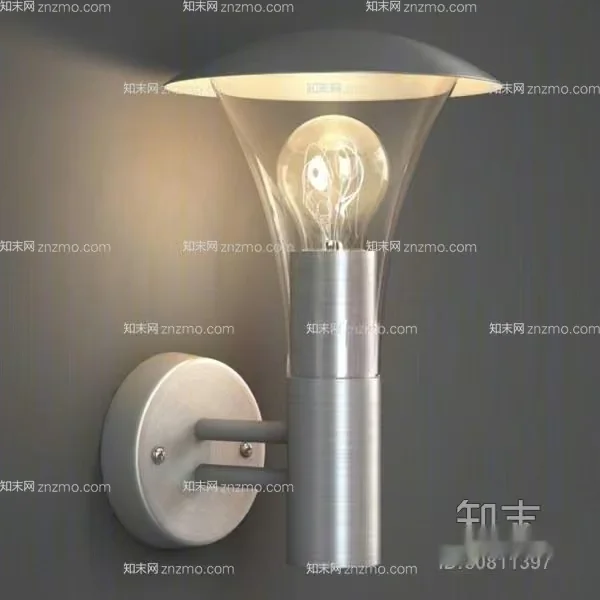 Gold Light Fixture 3D Model – 16109 – VRAY Render