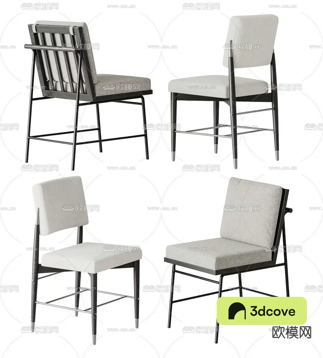 Modern single chair armchair dining chair