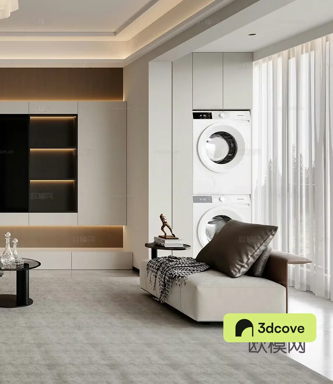 Modern casual sofa leisure chair single chair washing machine single sofa double sofa