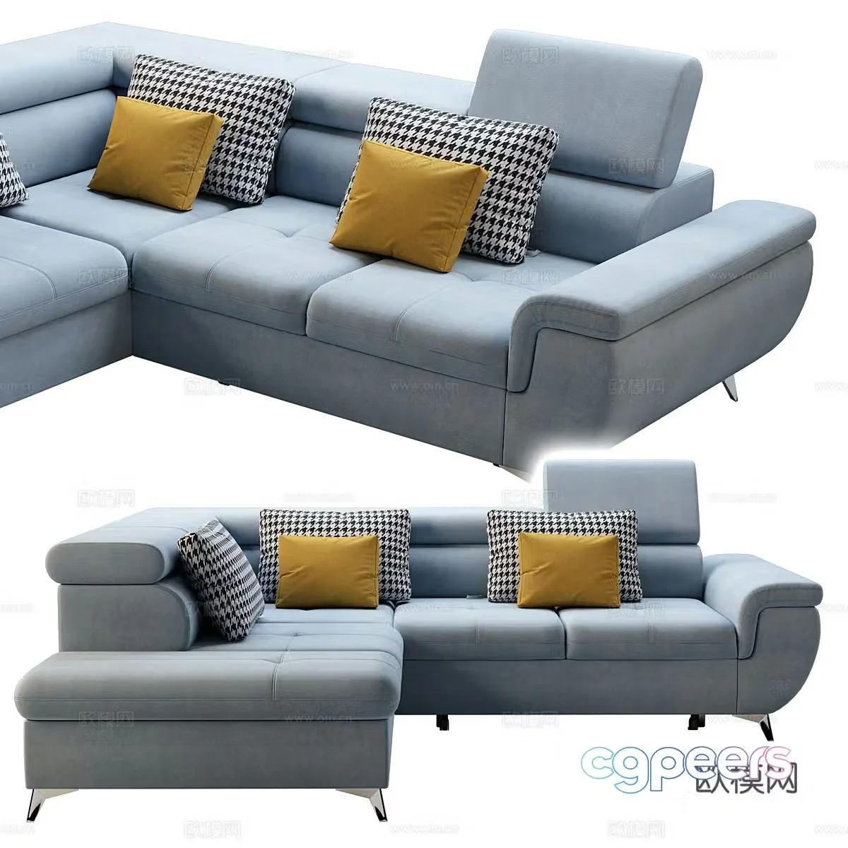 Corner sofa 3d model