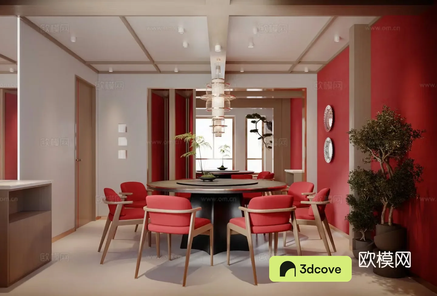 New Chinese style catering private room