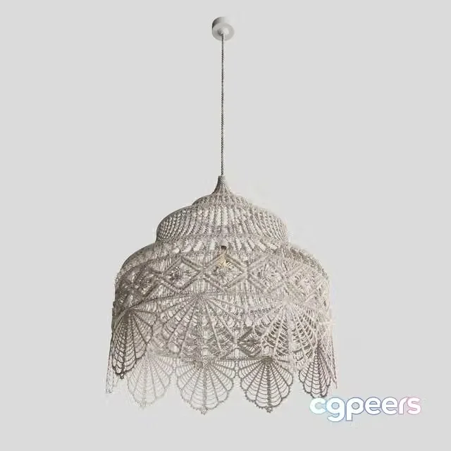 3ds Max Free – Macrame Сhandelier 1
